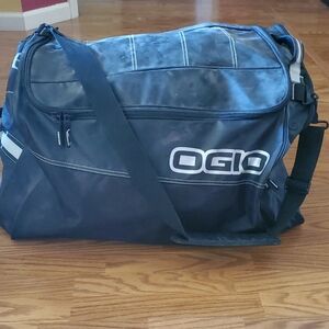 OGIO Navy Duffel Bag with White Accents
